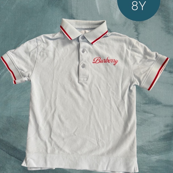 boys burberry polo